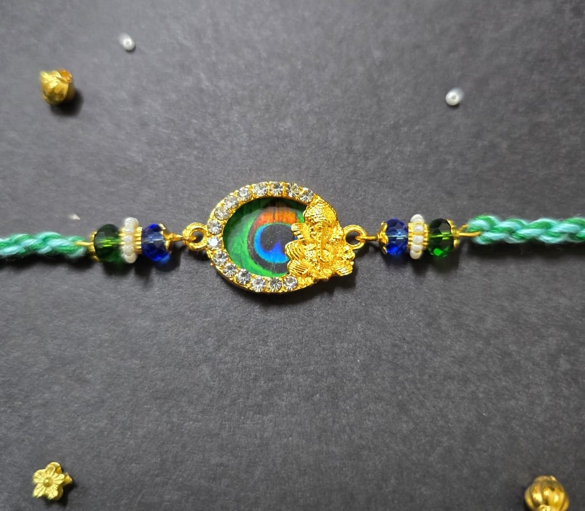 Ganesh Peacock AD Rakhi