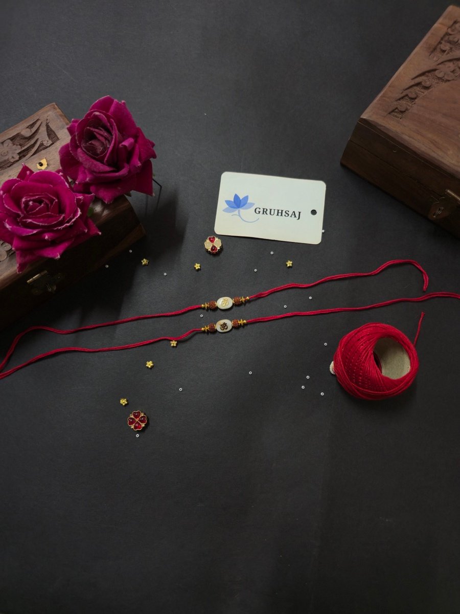 Om Rudraksha Rakhi