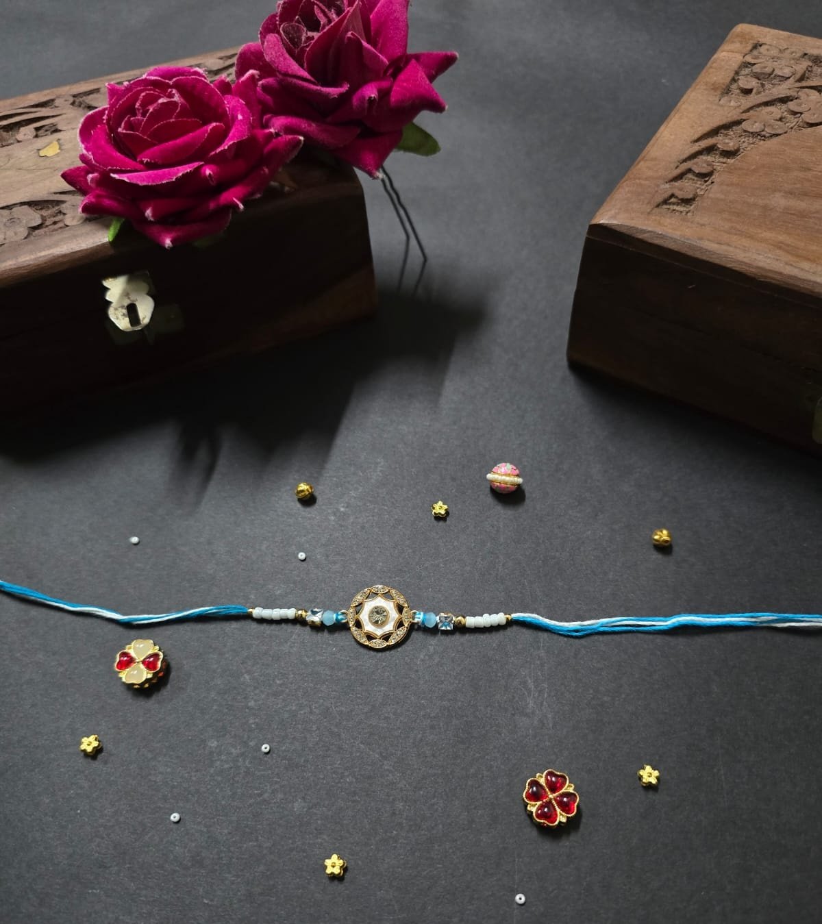 Crystal Halo Rakhi